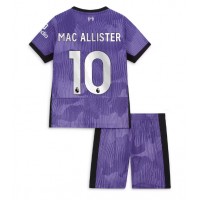 Camiseta Liverpool Alexis Mac Allister #10 Tercera Equipación Replica 2023-24 para niños mangas cortas (+ Pantalones cortos)